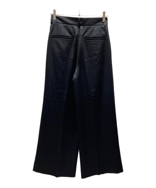 DEUXIEME CLASSE（ドゥーズィエム クラス）Deuxieme Classe (ドゥーズィエム クラス) Minimal Satin パンツ/26030500822030 ブラック サイズ:36の古着・服飾アイテム