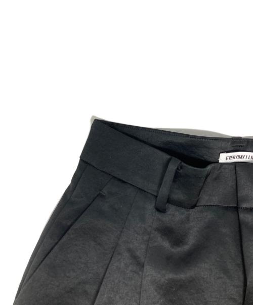 DEUXIEME CLASSE（ドゥーズィエム クラス）Deuxieme Classe (ドゥーズィエム クラス) Minimal Satin パンツ/26030500822030 ブラック サイズ:36の古着・服飾アイテム