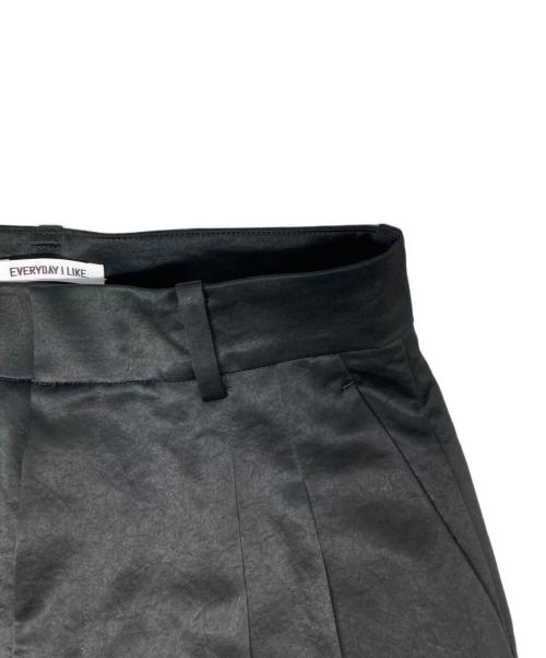 DEUXIEME CLASSE（ドゥーズィエム クラス）Deuxieme Classe (ドゥーズィエム クラス) Minimal Satin パンツ/26030500822030 ブラック サイズ:36の古着・服飾アイテム