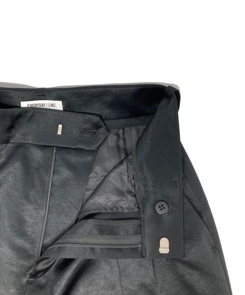 DEUXIEME CLASSE（ドゥーズィエム クラス）Deuxieme Classe (ドゥーズィエム クラス) Minimal Satin パンツ/26030500822030 ブラック サイズ:36の古着・服飾アイテム