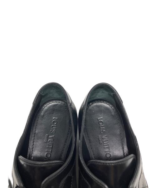 LOUIS VUITTON（ルイ ヴィトン）LOUIS VUITTON (ルイ ヴィトン) ダミエレザーシューズ/ST0120 ブラック サイズ:6 1/2の古着・服飾アイテム