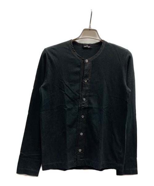 tricot COMME des GARCONS（トリココムデギャルソン）tricot COMME des GARCONS (トリココムデギャルソン) ドッキングカーディガン/TQ-T080A ブラック サイズ:₋の古着・服飾アイテム