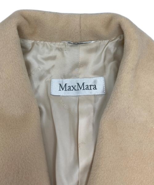 MaxMara（マックスマーラ）MaxMara (マックスマーラ) カシミヤブレンドコート ベージュ サイズ:40の古着・服飾アイテム
