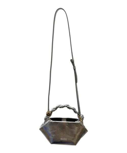 GANNI（ガニー）GANNI (ガニー) Bou Bag Mini Metallic シルバー サイズ:₋の古着・服飾アイテム