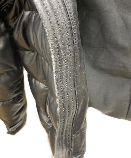 5351 pour les hommes（5351プールオム）5351 pour les hommes (5351プールオム) グローブラムレザーダウンジャケット ブラック サイズ:48の古着・服飾アイテム