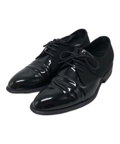 CELINE（セリーヌ）CELINE (セリーヌ) Patent/Satin Derby Shoes ブラック サイズ:35の古着・服飾アイテム