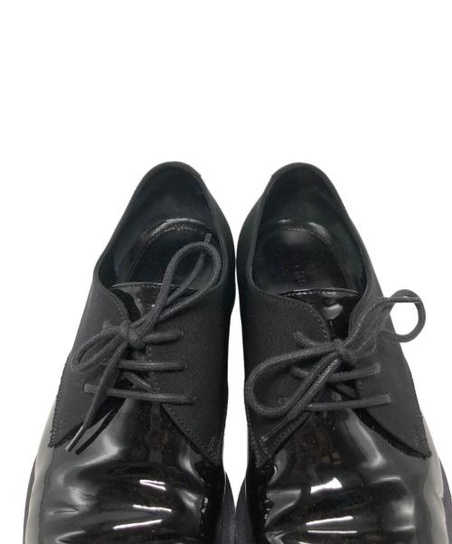 CELINE（セリーヌ）CELINE (セリーヌ) Patent/Satin Derby Shoes ブラック サイズ:35の古着・服飾アイテム