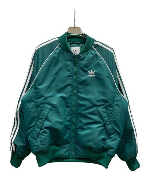 adidas（アディダス）adidas (アディダス) プレミアム カレッジジャケット/HZ0693 グリーン サイズ:Mの古着・服飾アイテム