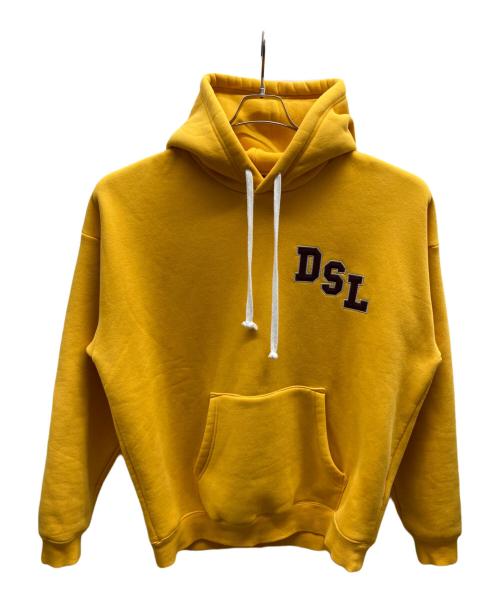 DIESEL（ディーゼル）DIESEL (ディーゼル) ロゴ刺繍パーカー/S-UMMER-B15/0GCAB イエロー サイズ:Lの古着・服飾アイテム