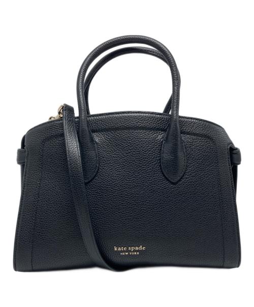 Kate Spade（ケイトスペード）Kate Spade (ケイトスペード) ノットラージサッチェルショルダーバッグ ブラックの古着・服飾アイテム