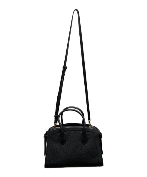 Kate Spade（ケイトスペード）Kate Spade (ケイトスペード) ノットラージサッチェルショルダーバッグ ブラックの古着・服飾アイテム