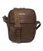 SUPREMEシュプリーム）の古着「Leather Shoulder Bag」｜ブラウン