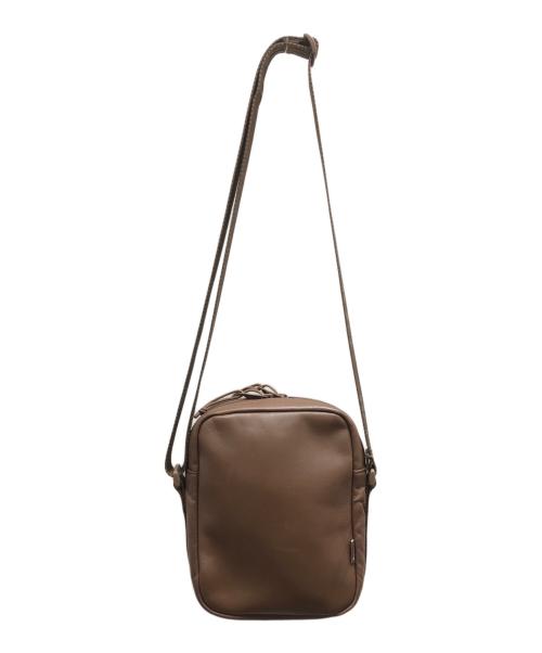 SUPREME（シュプリーム）Supreme (シュプリーム) Leather Shoulder Bag ブラウンの古着・服飾アイテム