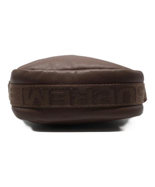 SUPREME（シュプリーム）Supreme (シュプリーム) Leather Shoulder Bag ブラウンの古着・服飾アイテム