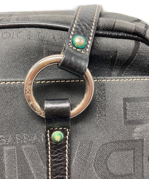 DOLCE & GABBANA（ドルチェ＆ガッバーナ）DOLCE & GABBANA (ドルチェ＆ガッバーナ) キャンバスハンドバッグ ブラック サイズ:₋の古着・服飾アイテム