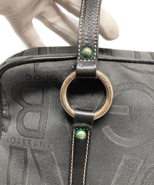 DOLCE & GABBANA（ドルチェ＆ガッバーナ）DOLCE & GABBANA (ドルチェ＆ガッバーナ) キャンバスハンドバッグ ブラック サイズ:₋の古着・服飾アイテム