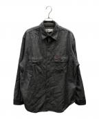 Time is onタイムイズオン）の古着「CLASSIC SELVEDGE CHAMBRAY SHIRT / T201-S840」｜グレー