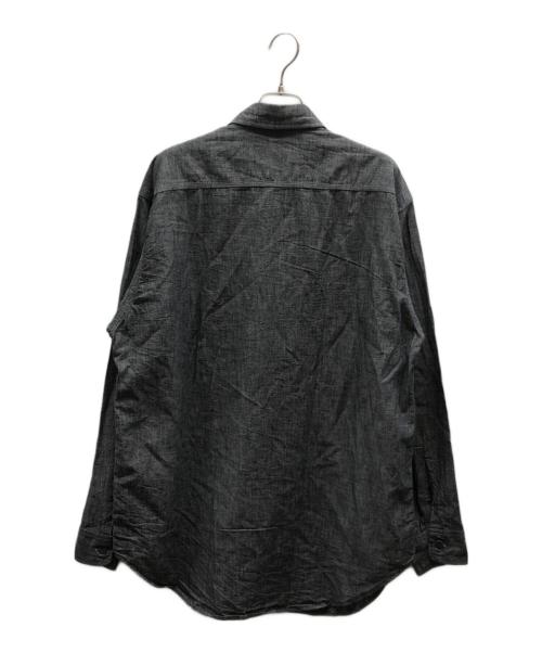 Time is on（タイムイズオン）Time is on (タイムイズオン) CLASSIC SELVEDGE CHAMBRAY SHIRT / T201-S840 グレー サイズ:1の古着・服飾アイテム