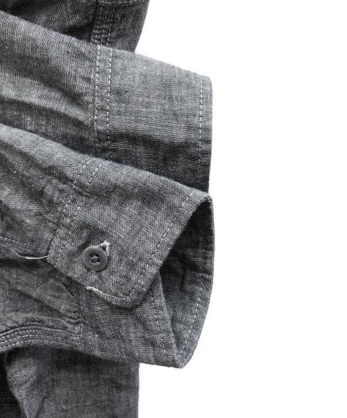 Time is on（タイムイズオン）Time is on (タイムイズオン) CLASSIC SELVEDGE CHAMBRAY SHIRT / T201-S840 グレー サイズ:1の古着・服飾アイテム