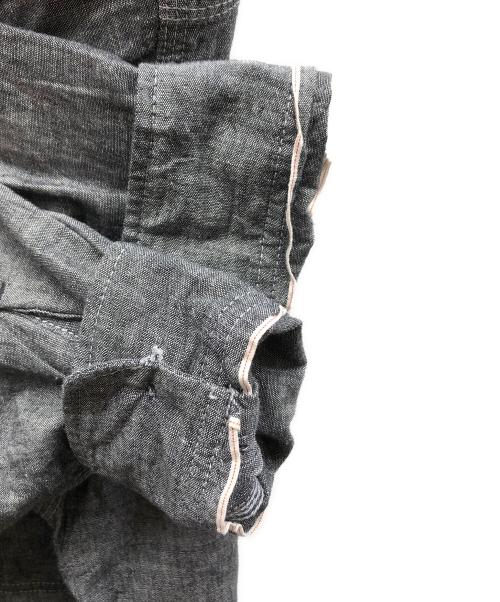 Time is on（タイムイズオン）Time is on (タイムイズオン) CLASSIC SELVEDGE CHAMBRAY SHIRT / T201-S840 グレー サイズ:1の古着・服飾アイテム