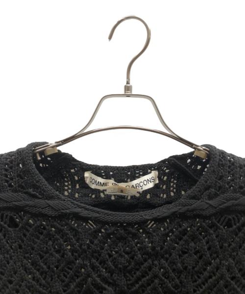 COMME des GARCONS（コムデギャルソン）COMME des GARCONS  (コムデギャルソン) メッシュニット / GK-N001 ブラック サイズ:Sの古着・服飾アイテム