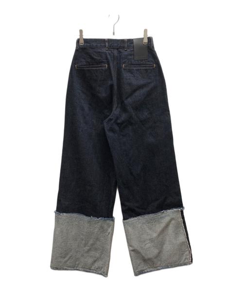 LIVINGTONE（リヴィントーン）LIVINGTONE (リヴィントーン) DOLK - Turn up long / LT-DOLK-05 インディゴ サイズ:38の古着・服飾アイテム