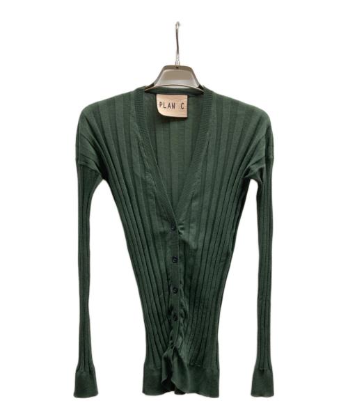 PLAN C（プランシー）Plan C (プランシー) ウールリブニット/CACMA51K00FW003 グリーン サイズ:36の古着・服飾アイテム