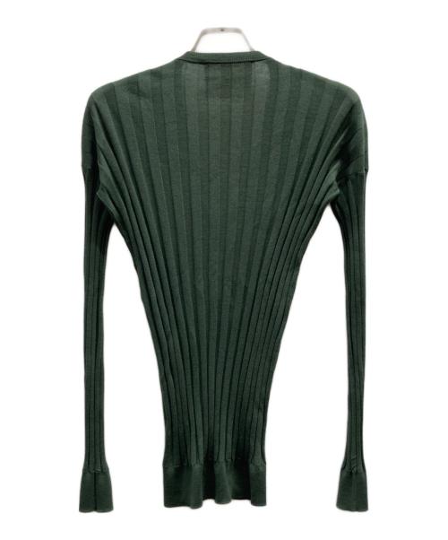 PLAN C（プランシー）Plan C (プランシー) ウールリブニット/CACMA51K00FW003 グリーン サイズ:36の古着・服飾アイテム