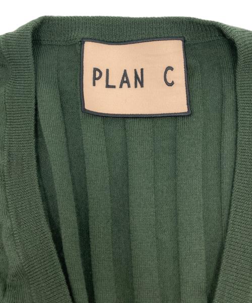 PLAN C（プランシー）Plan C (プランシー) ウールリブニット/CACMA51K00FW003 グリーン サイズ:36の古着・服飾アイテム