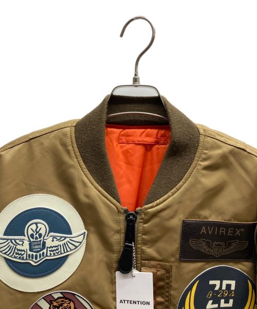 AVIREX（アヴィレックス）AVIREX (アヴィレックス) MA-1ジャケット ブラウン サイズ:Lの古着・服飾アイテム