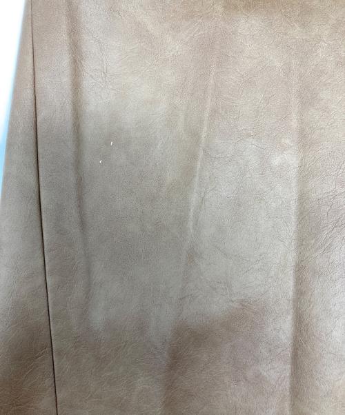 Curensology（カレンソロジー）Curensology (カレンソロジー) ヴィンテージフェイクレザーパンツ/CL505112ER-02 ブラウン サイズ:38の古着・服飾アイテム