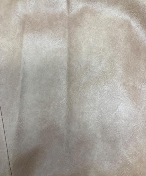 Curensology（カレンソロジー）Curensology (カレンソロジー) ヴィンテージフェイクレザーパンツ/CL505112ER-02 ブラウン サイズ:38の古着・服飾アイテム