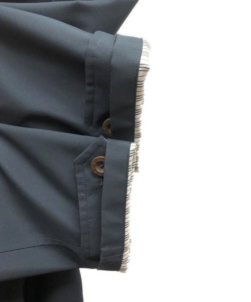 BURBERRY BLACK LABEL（バーバリーブラックレーベル）BURBERRY BLACK LABEL (バーバリーブラックレーベル) ステンカラーコート / BMA53-404-28 ブルー サイズ:Mの古着・服飾アイテム