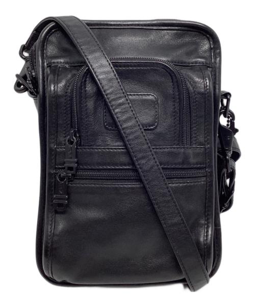 TUMI（トゥミ）TUMI (トゥミ) レザーショルダーバッグ/997D3 ブラック サイズ:-の古着・服飾アイテム