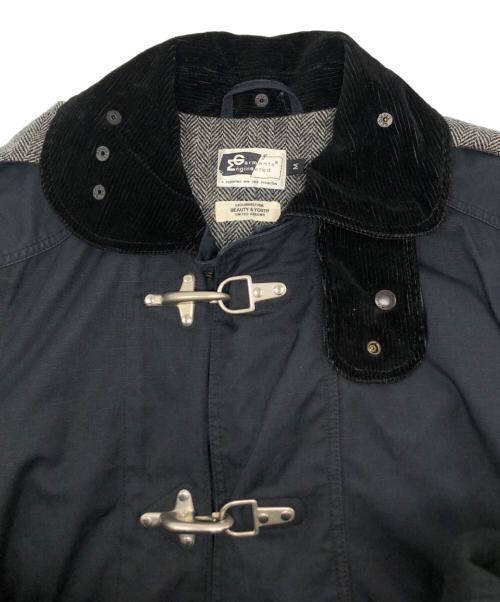 Engineered Garments（エンジニアド ガーメンツ）Engineered Garments (エンジニアド ガーメンツ) BEAUTY&YOUTH (ビューティーアンドユース) ファイヤーマンジャケット ネイビー サイズ:Mの古着・服飾アイテム