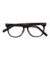 buddy optical (バディーオプティカル) 伊達眼鏡 ブラウン：9000円
