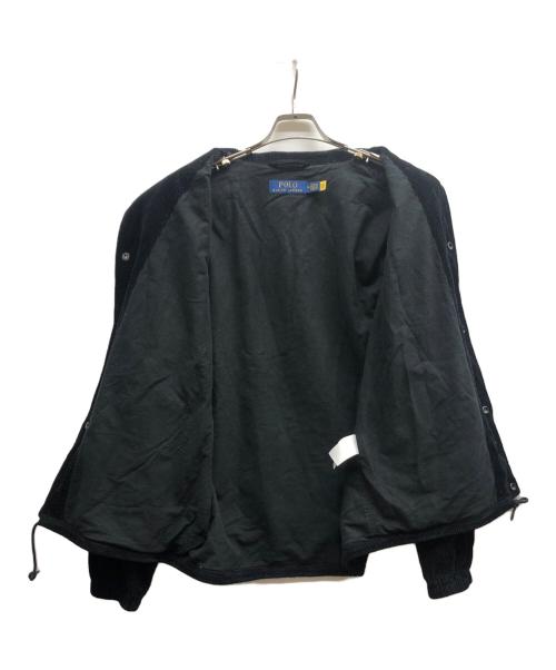 POLO RALPH LAUREN（ポロ・ラルフローレン）POLO RALPH LAUREN (ポロ・ラルフローレン) コーデュロイコーチジャケット ブラック サイズ:Mの古着・服飾アイテム