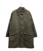 MARGARET HOWELLマーガレットハウエル）の古着「PROOFED COTTON NYLON TWILL COAT/596-0210501」｜オリーブ