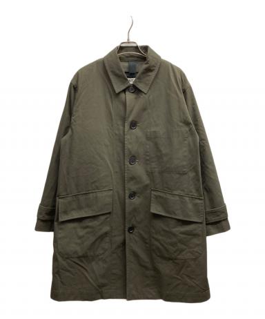 【中古】マーガレットハウエルフード付きコートコットン100% 中古・古着通販】MARGARET HOWELL (マーガレットハウエル) PROOFED