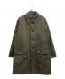 MARGARET HOWELL（マーガレットハウエル）の古着「PROOFED COTTON NYLON TWILL COAT/596-0210501」｜オリーブ