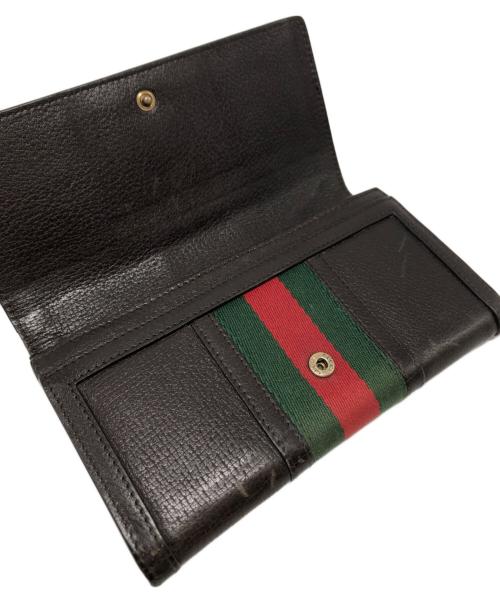 GUCCI（グッチ）GUCCI (グッチ) 長財布/409440 ブラウン サイズ:-の古着・服飾アイテム