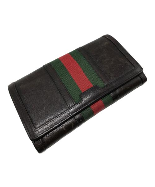 GUCCI（グッチ）GUCCI (グッチ) 長財布/409440 ブラウン サイズ:-の古着・服飾アイテム