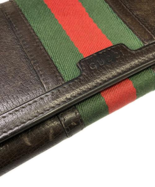 GUCCI（グッチ）GUCCI (グッチ) 長財布/409440 ブラウン サイズ:-の古着・服飾アイテム
