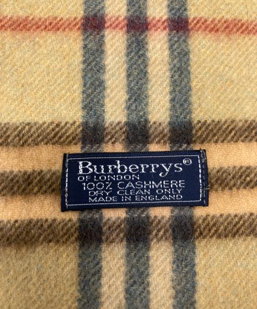 Burberry's（バーバリーズ）Burberry's (バーバリーズ) カシミヤノバチェックマフラー ブラウン サイズ:₋の古着・服飾アイテム