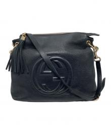 GUCCI（グッチ）の古着「2WAYソーホーショルダーバッグ / 536194」｜ブラック