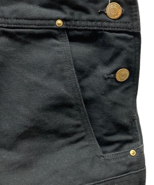 CarHartt（カーハート）CarHartt (カーハート) デニムオーバーオール / 102776-001 ブラック サイズ:38×30の古着・服飾アイテム
