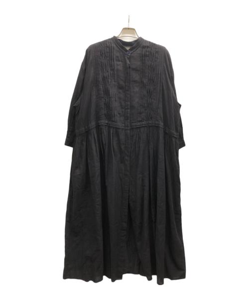 Khadi and Co（カディアンドコー）Khadi and Co (カディアンドコー) TEA TREE PLUS シャツワンピース/27164116007 インディゴ サイズ:Mの古着・服飾アイテム