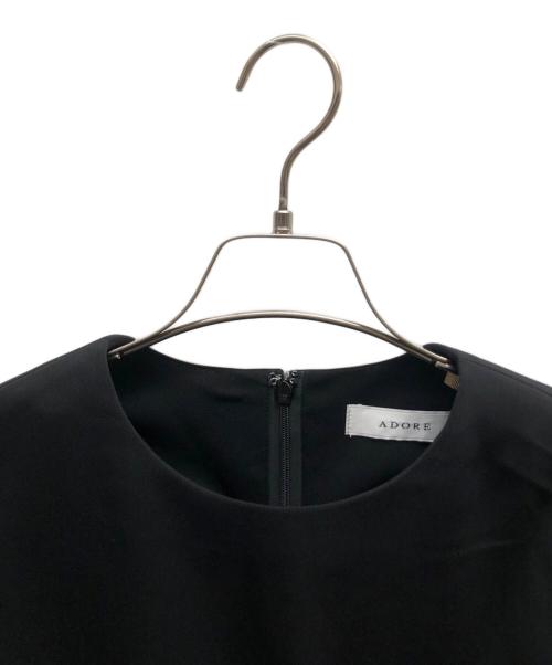 ADORE（アドーア）ADORE (アドーア) ドライミドルジョーゼットブラウス / 531-5110207 ブラック サイズ:38の古着・服飾アイテム