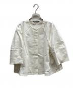 theory luxeセオリーリュクス）の古着「Lush Linen Khloe Jacket / 03-5204101」｜ホワイト