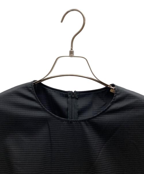 ADORE（アドーア）ADORE (アドーア) ペプラムブラウス グラフコットン / 531-6110520 ブラック サイズ:38の古着・服飾アイテム